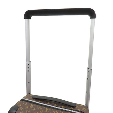 ルイヴィトン LOUIS VUITTON スーツケース ホライゾン 55 M20294 モノグラム×ブラック モノグラムマカサー キャリーバッグ シルバー金具 茶 黒 スーツケース TSAロック 4輪
