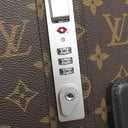 ルイヴィトン LOUIS VUITTON スーツケース ホライゾン 55 M20294 モノグラム×ブラック モノグラムマカサー キャリーバッグ シルバー金具 茶 黒 スーツケース TSAロック 4輪