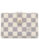 ルイヴィトン LOUIS VUITTON ポルトモネ ビエ ヴィエノワ N61676 ダミエアズール ダミエアズールキャンバス 二つ折り財布 ゴールド金具 がま口