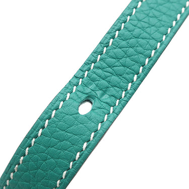 エルメス HERMES アルザン 31 ヴェールヴェローヌ トリヨンクレマンス 2WAYバッグ シルバー金具 エメラルドグリーン