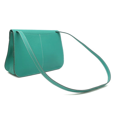 エルメス HERMES アルザン 31 ヴェールヴェローヌ トリヨンクレマンス 2WAYバッグ シルバー金具 エメラルドグリーン