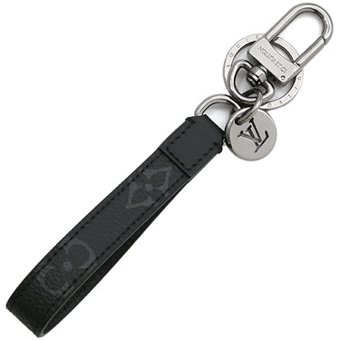 ルイヴィトン LOUIS VUITTON ポルトクレ ドラゴンヌ M61950 モノグラムエクリプス レザー モノグラムエクリプスキャンバス キーホルダー ガンメタル金具 黒 ルテニウム金具