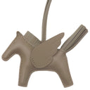 エルメス HERMES ロデオPM ペガサス エトゥープ アニョーミロ バッグチャーム グレージュ 単色 ソーエトゥープ