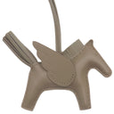 エルメス HERMES ロデオPM ペガサス エトゥープ アニョーミロ バッグチャーム グレージュ 単色 ソーエトゥープ