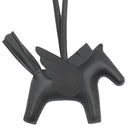 エルメス HERMES ロデオPM ペガサス ブラック アニョーミロ バッグチャーム 黒 単色 ソーブラック