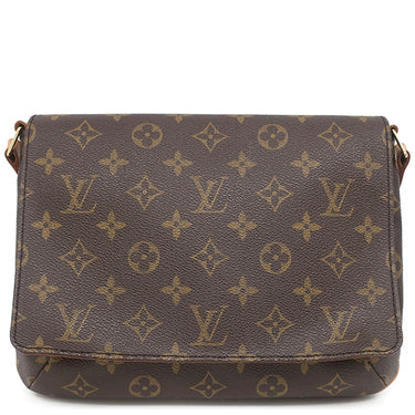 ルイヴィトン LOUIS VUITTON ミュゼットタンゴ ショート M51257 モノグラム モノグラムキャンバス ショルダーバッグ ゴールド金具 茶