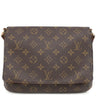 ルイヴィトン LOUIS VUITTON ミュゼットタンゴ ショート M51257 モノグラム モノグラムキャンバス ショルダーバッグ ゴールド金具 茶