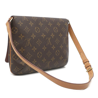 ルイヴィトン LOUIS VUITTON ミュゼットタンゴ ショート M51257 モノグラム モノグラムキャンバス ショルダーバッグ ゴールド金具 茶