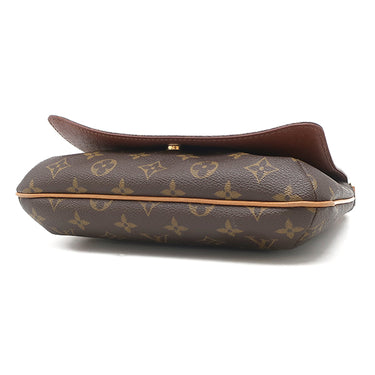 ルイヴィトン LOUIS VUITTON ミュゼットタンゴ ショート M51257 モノグラム モノグラムキャンバス ショルダーバッグ ゴールド金具 茶