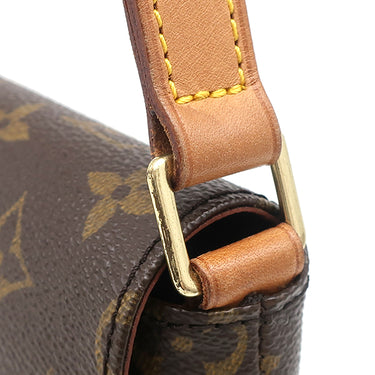 ルイヴィトン LOUIS VUITTON ミュゼットタンゴ ショート M51257 モノグラム モノグラムキャンバス ショルダーバッグ ゴールド金具 茶