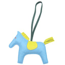 エルメス HERMES ロデオGM セレスト×ライム×マカライト アニョーミロ バッグチャーム 水色 緑 黄色