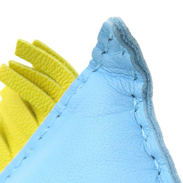 エルメス HERMES ロデオGM セレスト×ライム×マカライト アニョーミロ バッグチャーム 水色 緑 黄色