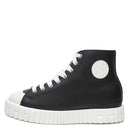 エルメス HERMES クライム 211101Z ホワイト レザー #36 スニーカー 黒 白 ハイカット