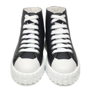 エルメス HERMES クライム 211101Z ホワイト レザー #36 スニーカー 黒 白 ハイカット