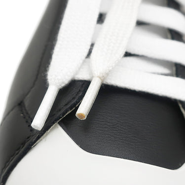 エルメス HERMES クライム 211101Z ホワイト レザー #36 スニーカー 黒 白 ハイカット