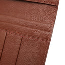 エルメス HERMES ベアンクラシック ブラウン系 アリゲーター 長財布 ゴールド金具 茶 クロコ 二つ折り財布