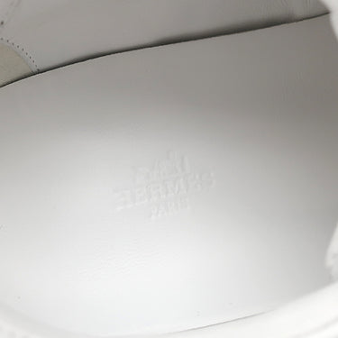 エルメス HERMES デイ H212901Z ホワイト レザー #41 スニーカー 白 ローカット ケリーバックル