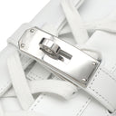 エルメス HERMES デイ H212901Z ホワイト レザー #41 スニーカー 白 ローカット ケリーバックル