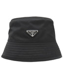 プラダ PRADA Re-Nylon バケットハット 2HC137 NERO×アクア ナイロン 14038 ハット 黒 三角ロゴプレート 帽子