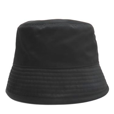 プラダ PRADA Re-Nylon バケットハット 2HC137 NERO×アクア ナイロン 14038 ハット 黒 三角ロゴプレート 帽子