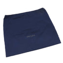 プラダ PRADA Re-Nylon バケットハット 2HC137 NERO×アクア ナイロン 14038 ハット 黒 三角ロゴプレート 帽子