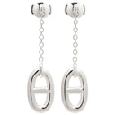 エルメス HERMES ファランドール MM シルバー シルバー925 ピアス シェーヌダンクル AG925