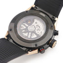 腕時計 タグホイヤー TAG Heuer カレラ ホイヤー02 クロノグラフ CBG2A50.FC6450 自動巻き メンズ K18RG×SS デイト スモセコ スケルトン