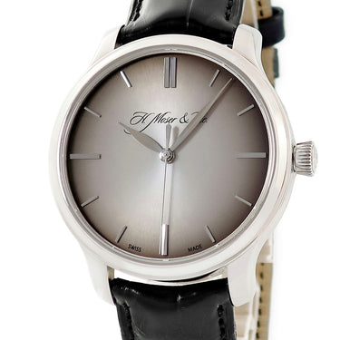 腕時計 H.モーザー H. MOSER & CIE. モナード フュメ 343.506-016 手巻き メンズ パラジウム K18WG グラデーション スモーキー文字盤