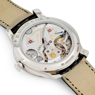 腕時計 H.モーザー H. MOSER & CIE. モナード フュメ 343.506-016 手巻き メンズ パラジウム K18WG グラデーション スモーキー文字盤