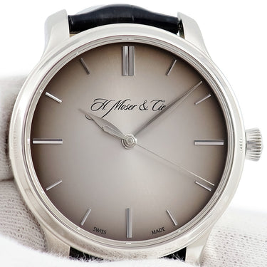 腕時計 H.モーザー H. MOSER & CIE. モナード フュメ 343.506-016 手巻き メンズ パラジウム K18WG グラデーション スモーキー文字盤