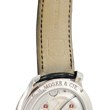 腕時計 H.モーザー H. MOSER & CIE. モナード フュメ 343.506-016 手巻き メンズ パラジウム K18WG グラデーション スモーキー文字盤
