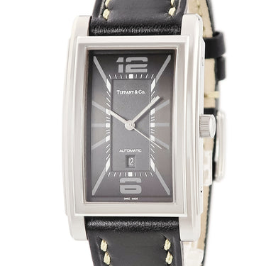 腕時計 ティファニー Tiffany & Co グランド オートマティック Z0031.68.10A10A70A 自動巻き メンズ ブラック デイト 角型