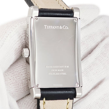 腕時計 ティファニー Tiffany & Co グランド オートマティック Z0031.68.10A10A70A 自動巻き メンズ ブラック デイト 角型