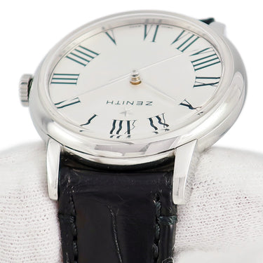 腕時計 ゼニス ZENITH エリート レディ クラシック 33mm 03.2330.679/11.C714 自動巻き レディース シルバー ローマン シンプル