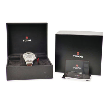 腕時計 チュードル TUDOR ブラックベイ P01 70150 Q番 自動巻き メンズ Q番 イカ針 ブラック 4時位置リューズ チューダー デイト