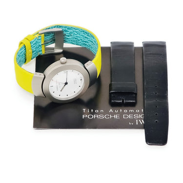 腕時計 IWC IWC ポルシェデザイン チタニウム オートマティック IW352002 自動巻き メンズ レディース デイト ホワイト