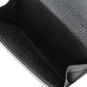 ルイヴィトン LOUIS VUITTON ポルトフォイユ ロックミニ M63921 ブラック カーフ 三つ折り財布 シルバー金具 黒 コンパクトウォレット