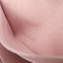 ルイヴィトン LOUIS VUITTON ポルトモネ ロザリ N64423 ローズバレリーヌ ダミエキャンバス コインケース ゴールド金具 カードケース 茶 ピンク