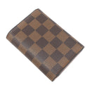 ルイヴィトン LOUIS VUITTON ポルトモネ ロザリ N64423 ローズバレリーヌ ダミエキャンバス コインケース ゴールド金具 カードケース 茶 ピンク