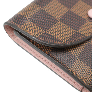 ルイヴィトン LOUIS VUITTON ポルトモネ ロザリ N64423 ローズバレリーヌ ダミエキャンバス コインケース ゴールド金具 カードケース 茶 ピンク