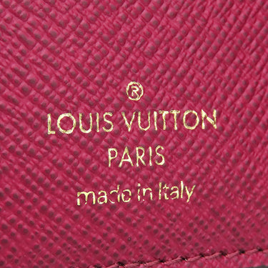 ルイヴィトン LOUIS VUITTON ポルトフォイユ ルー M82377 フューシャ モノグラムキャンバス 二つ折り財布 ゴールド金具 ミニ財布 ピンク