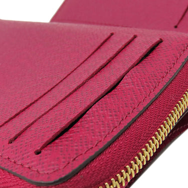 ルイヴィトン LOUIS VUITTON ポルトフォイユ ルー M82377 フューシャ モノグラムキャンバス 二つ折り財布 ゴールド金具 ミニ財布 ピンク