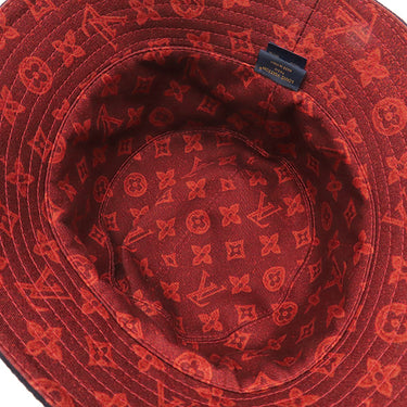 ルイヴィトン LOUIS VUITTON シャポー モノグラム レコード M7011M ネイビー ウール 14038 ハット 紺 帽子 バケットハット