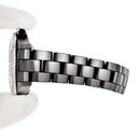 腕時計 シャネル CHANEL J12 H1634 クオーツ レディース ダイヤ 純正ルビー ブラックセラミック 黒 逆回転防止ベゼル デイト
