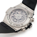 腕時計 ウブロ HUBLOT ビッグバン ウニコ チタニウム パヴェ 411.NX.1170.RX.1704 自動巻き メンズ 純正ダイヤ スケルトン