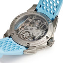 腕時計 ジェイコブ JACOB&CO エピック X スケルトン EX110.20.AA.AJ.A 手巻き メンズ チタニウム スカイブルー