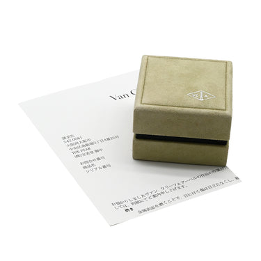 ヴァンクリーフアーペル Van Cleef & Arpels スウィート アルハンブラ VCARA44800 パールホワイトXイエローゴールド K18YG マザーオブパール ピアス 750YG 18K