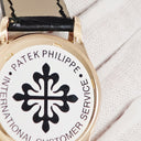 腕時計 パテックフィリップ PATEK PHILIPPE カラトラバ 5107R-001 手巻き メンズ メーカーOH済 K18RG無垢 アイボリー バー デイト