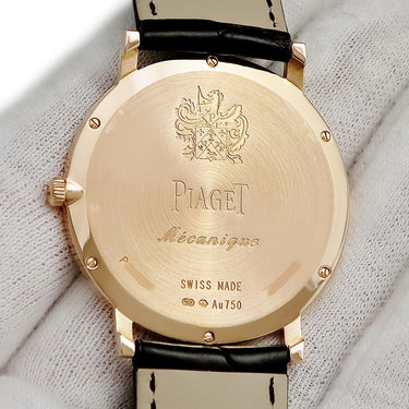 腕時計 ピアジェ PIAGET アルティプラノ ウルトラシン G0A39110 手巻き メンズ OH済 K18PG無垢 スケルトン オフセンター 世界最薄