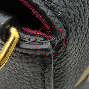 ルイヴィトン LOUIS VUITTON ポシェット フェリシー M80482 ブラック×ベージュ モノグラムアンプラント チェーンウォレット ゴールド金具 黒 ショルダーバッグ